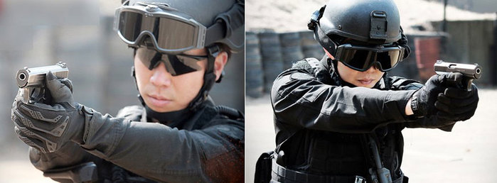 P7M13으로 무장한 경찰특공대원들의 모습 <출처: 폴인러브>