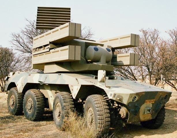 루이캇 SAM : ZA-HVM 단거리 지대공 미사일 탑재 버전. 양산 안 됨. <출처 : tanks-encyclopedia.com>
