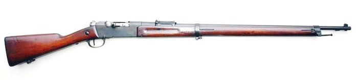 Mle1885. 기존의 그라 소총을 연발로 개조한 총이다. <출처: Public Domain>