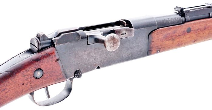 르벨 소총의 기관부. 실제로는 크로파첵 Mle1885와 큰 차이가 없다. <출처: Public Domain>