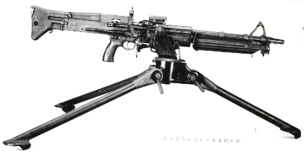 T52E3(위)와 T52E4(아래) 시제 기관총 <출처: Public Domain>