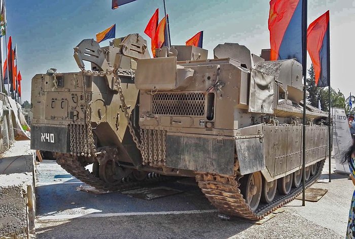 나메르 전투공병차 형상의 후면 모습 (출처: Bukvoed/Wikimedia Commons)