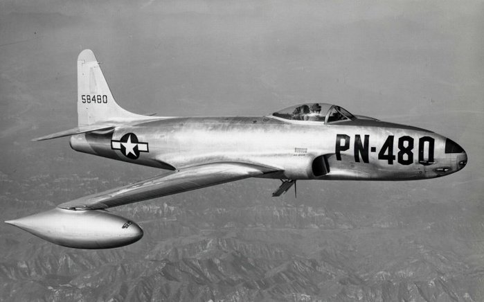 P-80은 미국 최초로 실전 배치된 제트전투기다. 한국전쟁 당시 인상적인 활약을 펼쳐 우리와의 인연도 각별하다. < 출처 : Public Domain >