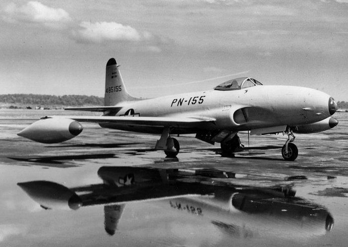 F-80A < 출처 : Public Domain >