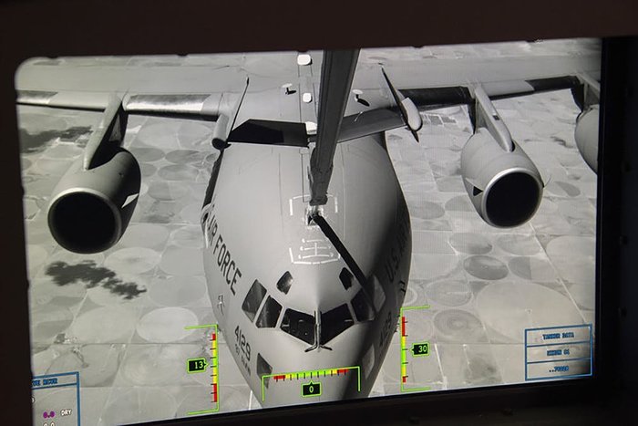 3D로 구현되는 RVS 스크린의 모습. (출처: US Air Force/ Senior Airman Cody Dowell)