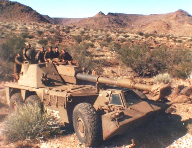 1987년 남아공에서 시험 중인 G6 <출처 : tanks-encyclopedia.com>