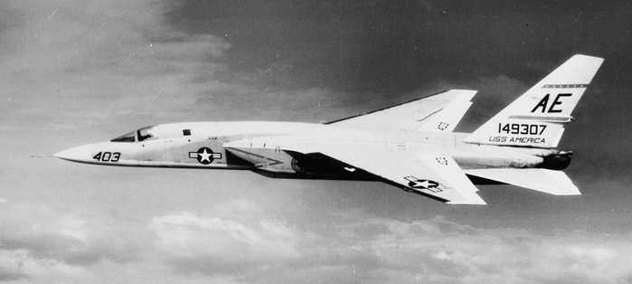 1966년 경에 촬영된 RA-5C 형상의 비질란테. (출처: National Archives)