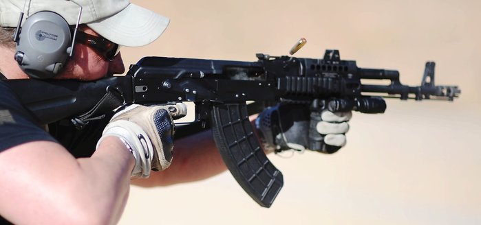 현대적 요구에 맞게 개량된 AK-47 소총의 모습 <출처: PSR 뉴스>