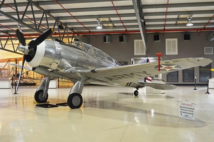 리퍼블릭의 전신인 세베르스키에서 제작한 미국 최초의 전금속제 전투기인 P-35. 이후 P-47의 기술적 기반이 되었다. < (cc) Alan Wilson at wikimedia.org >