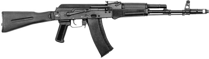 AK-100 시리즈는 AK-74M을 바탕으로 개발되었다. <출처: Public Domain>