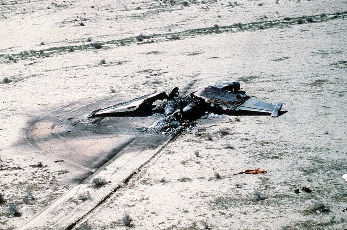 1991년 걸프전쟁 당시에 격파된 이라크 공군 소속 Su-25. 상당히 많은 실전에 모습을 드러냈다. < 출처 : Public Domain >