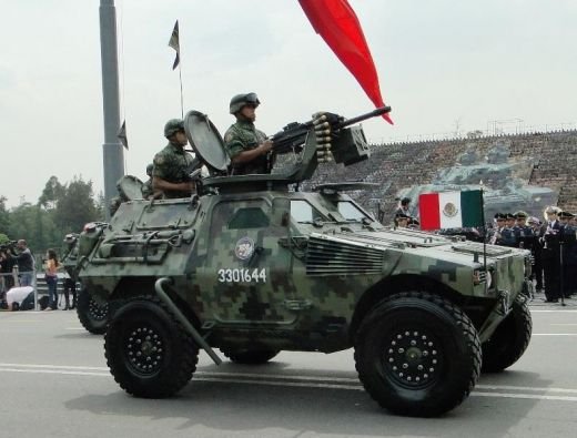 VBL의 첫 해외 도입국인 멕시코군 <출처 : infodefensa.com>