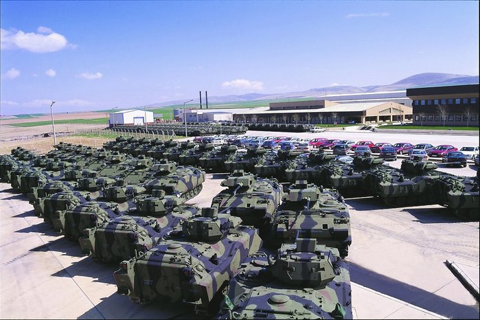 FNSS 전투차량사업부 생산시설의 전경 (출처: FNSS)