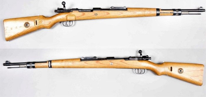 Kar98k는 제2차 대전 당시에 독일군이 가장 많이 사용한 주력 소총이었으나 MG42나 MP40 등에 비해 유명세는 덜하다. < Public Domain >