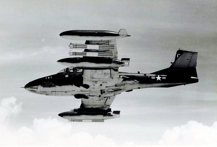 베트남 전쟁에 투입된 미 공군 A-37A 공격기 <출처: a-37.org>