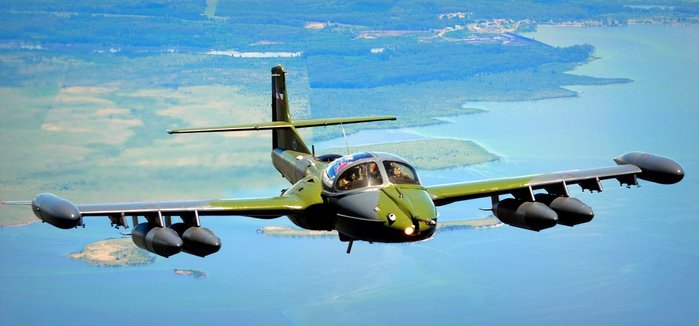 우루과이 공군의 A-37B <출처: 우루과이 공군>
