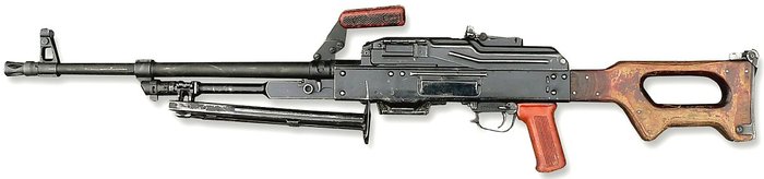 PKM 기관총의 모습. <출처: Public Domain>