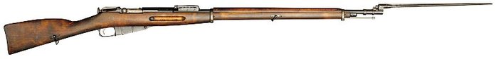 19세기 말 러시아에서 개발된 모신나강은 20세기 중반까지 벌어진 대부분의 전쟁이나 분쟁에 빠짐없이 등장한 소총이다. < 출처 : Public Domain >