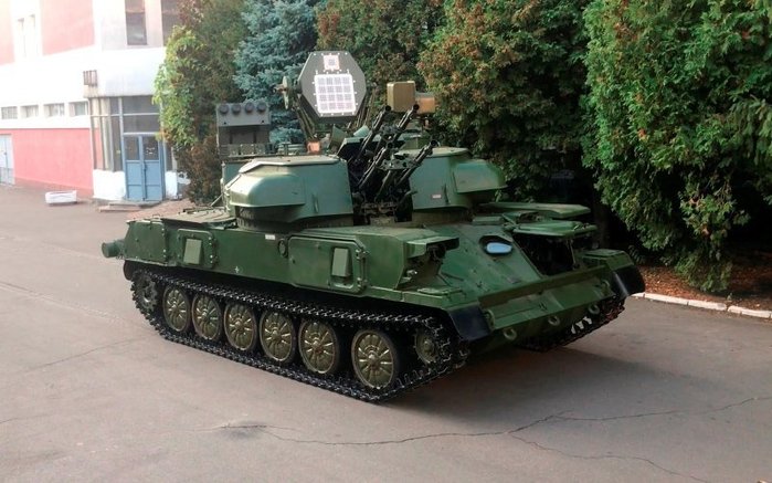 우크라이나가 2017년 개발한 ZSU-23-4M-A <출처 : twitter.com/ninja998998>