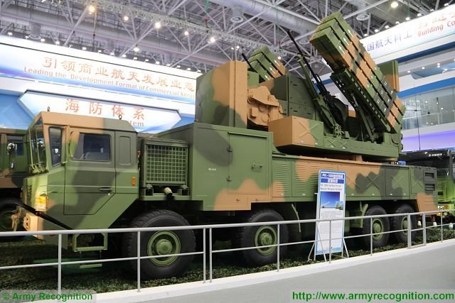 중국이 2S6를 추종하여 개발한 FK-1000 대공방어 시스템 <출처 : armyrecognition.com>