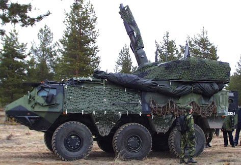 120mm AMOS 박격포탑을 탑재한 XA-203 AMOS <출처 : forums.eugensystems.com>