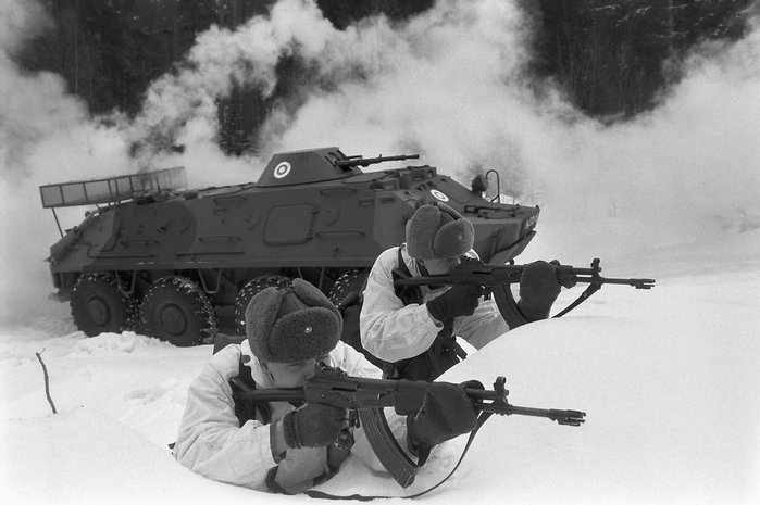 핀란드 육군이 1970년대 말 대체를 준비했던 BTR-60 <출처 : reddit.com>