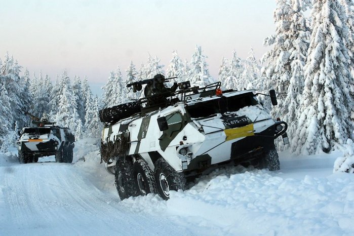 XA-180은 핀란드의 동계 기후에서도 뛰어난 기동성을 발휘한다. <출처 : reddit.com>