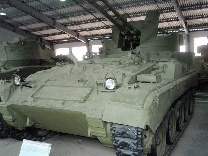 M19 다목적자주포. 확장성이 부족하고 기반이 되는 M24 전차의 단종 등으로 인해 총 285대 생산에 그쳤다. < 출처 : Public Domain >