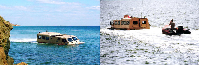 보드닉의 수중주행능력 시험평가 장면 <출처: Public Domain>