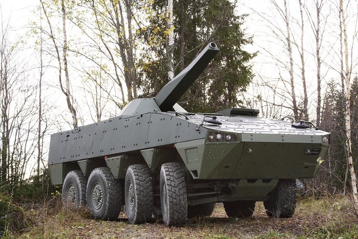 슬로베니아가 도입하는 NEMO 120mm 박격포 탑재 AMV <출처 : fighting-vehicles.com>
