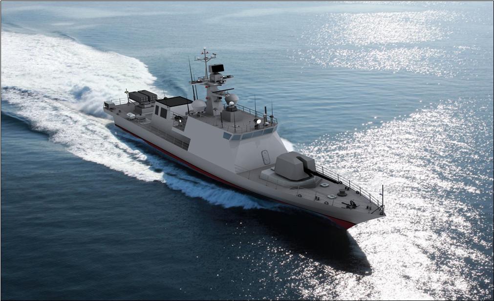 South Korean Navy's first PKMR (Patrol boat Killer Medium, Rocket ...