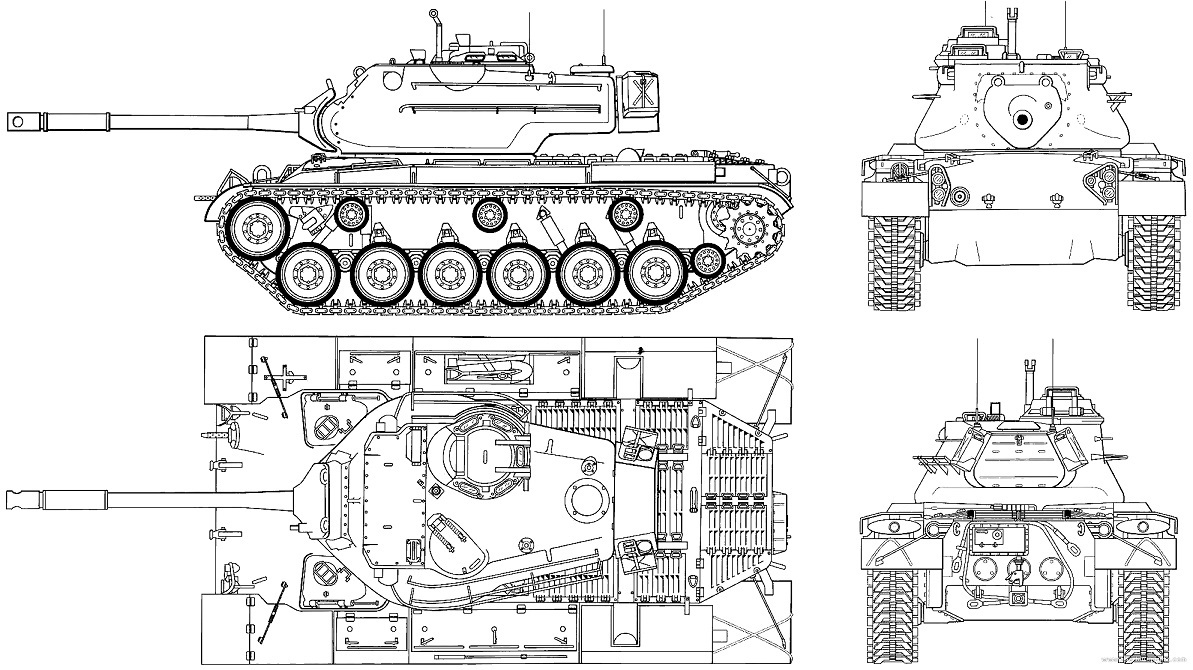 Леопард 1 чертеж