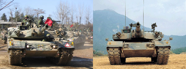 K-1/K-1A1 전차 - 유용원의군사세계 - 전문가광장 > 무기의세계