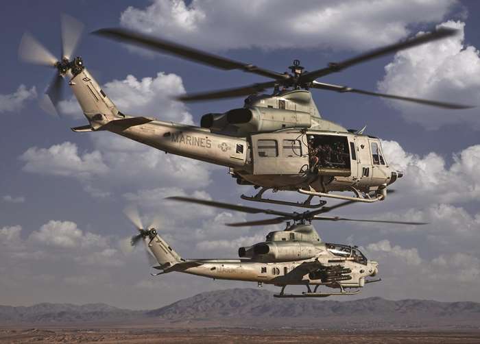  غ յ Ʒ  UH-1Y  ٸ  (), AH-1Z  (Ʒ) <ó:  ︮>