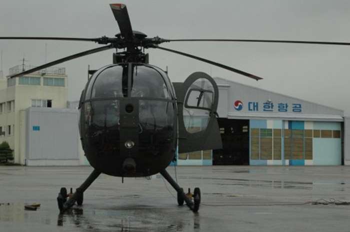 MD 500은 대한민국에서 다목적 헬기로 채택되면서 큰 인기를 끌기 시작했다. <출처: 대한항공>