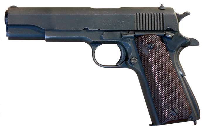 M1911A1 권총 <출처: Public Domain>