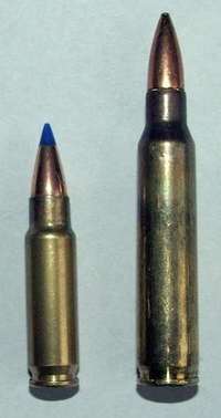 5.7mm FN ź 5.56mm NATO ź 񱳸 <ó: Public Domain>