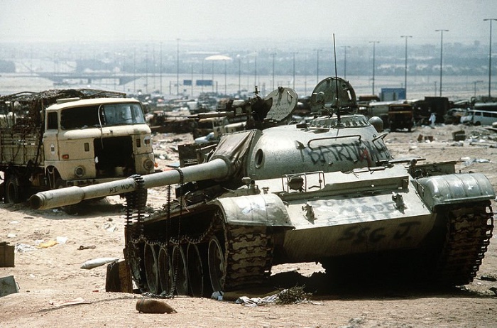 1991   ĵ ̶ũ  T-55.   ŭ  ʵ  ״ λ  ̴. <ó: Public Domain>