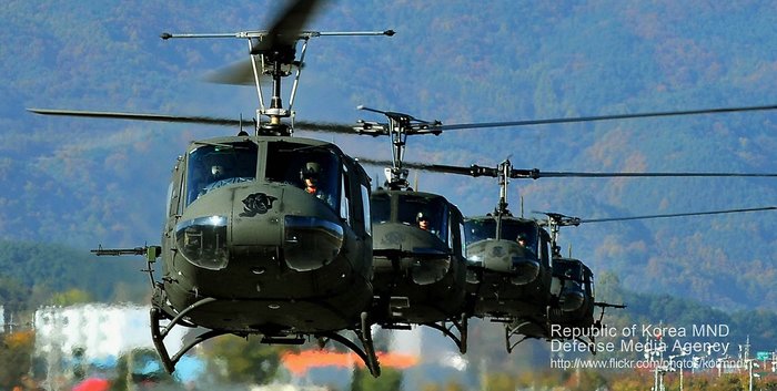 대한민국도 UH-1의 주요운용국으로 현재 수리온으로 교체중에 있다. (출처: 국방부)