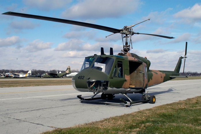미 공군 국립박물관에 전시 중인 UH-1P <출처: US Air Force>