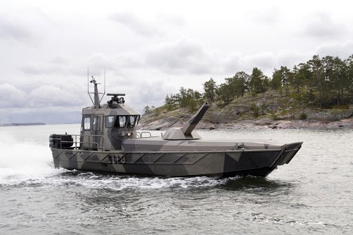 워터켓 M12 상륙정에 탑재된 NEMO Navy 시스템 <출처 : marinealutech.com>