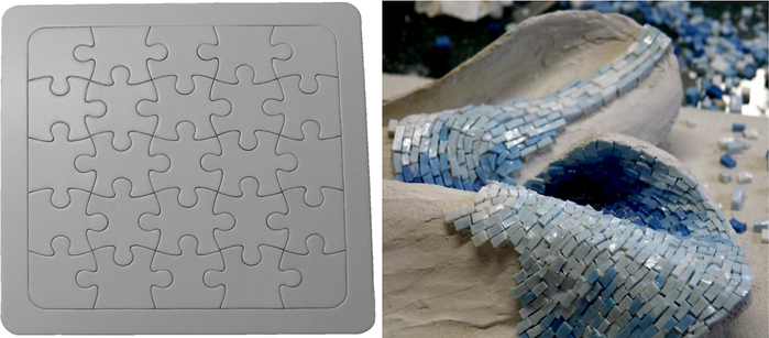 Jigsaw 퍼즐(좌)과 모자이크(우) <출처: DARPA ST0>
