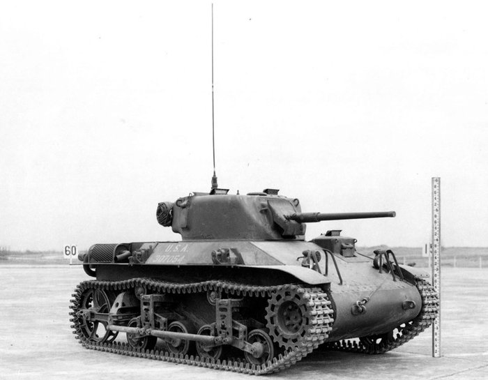2차대전 당시 미 육군은 공수부대용 전차로 T9E1을 개발하여 시험평가를 실시하였다. <출처: Public Domain>