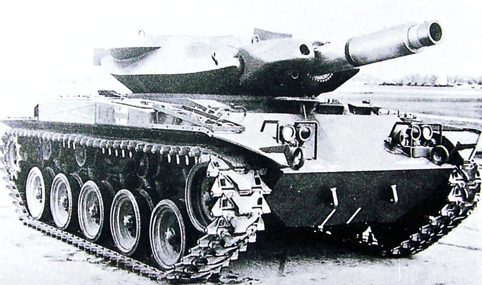 XM551 시제전차의 초기모습 <출처: Public Domain>