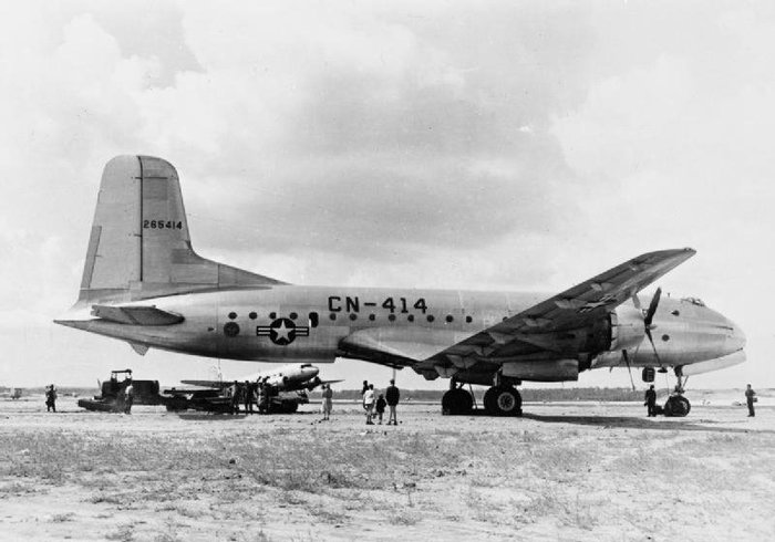 C-74 글로브마스터가 등장하면서 미 공군은 처음으로 전략적 수송능력을 가지게 되었다. <출처: Public Domain>