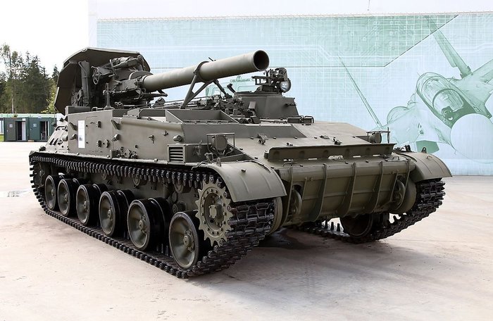 GMZ 장갑차량에 M240 박격포를 결합한 2S4 튤판 자주박격포 <출처 (cc) Vitaly V. Kuzmin at wikimedia.org>