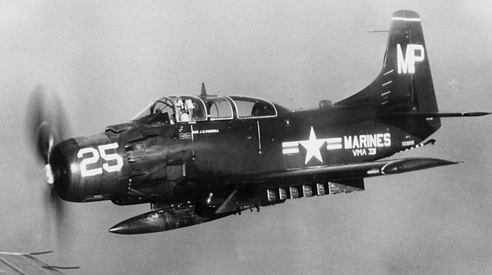 A-1E < Public Domain >