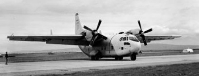 YC-123D는 스트루코프가 만든 YC-123A(사진)의 개량형이었다. <사진: NASA>
