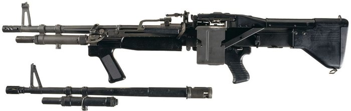 M60E3 기관총 <출처: Public Domain>