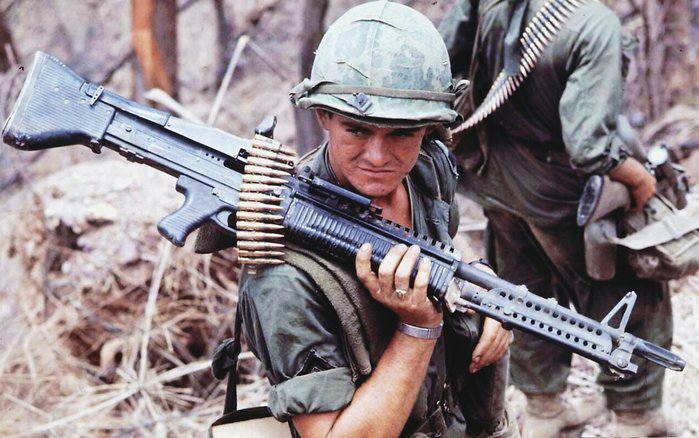 M60 기관총은 언론의 주목 속에서 1958년말에 최초로 등장했다. <출처: Public Domain>